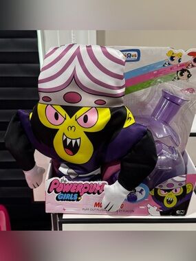 POWDERPUFF GIRLS MOJO JOJO Puff Out Plush 2016 Toys R Us Exclusive NIB NWT HTF